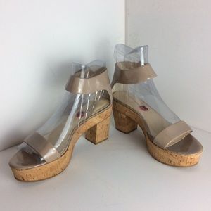 Calvin Klein Odina Platform Sandals Size 10 M